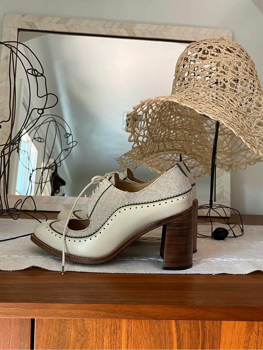 The Office of Angela Scott Mrs. Bianca Wingtip Pumps